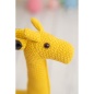 Fluffy toy Crochetts AMIGURUMIS MINI Yellow Giraffe 53 x 55 x 16 cm