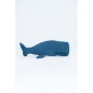 Fluffy toy Crochetts OCÉANO Dark blue Whale 28 x 75 x 12 cm