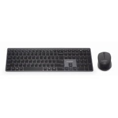 Keyboard GEMBIRD KBS-ECLIPSE-M500-ES Black QWERTY Qwerty US