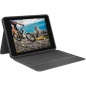 Tastiera Bluetooth con Supporto per Tablet Logitech 920-009317 Nero Qwerty in Spagnolo QWERTY iPad 7 Galaxy Tab S2