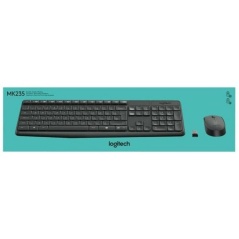 Tastiera e Mouse Wireless Logitech 920-007919 Grigio Qwerty in Spagnolo QWERTY