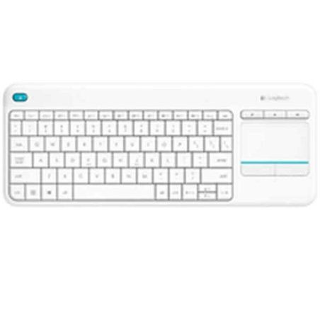 Wireless Keyboard Logitech 920-007138 White Spanish Qwerty QWERTY