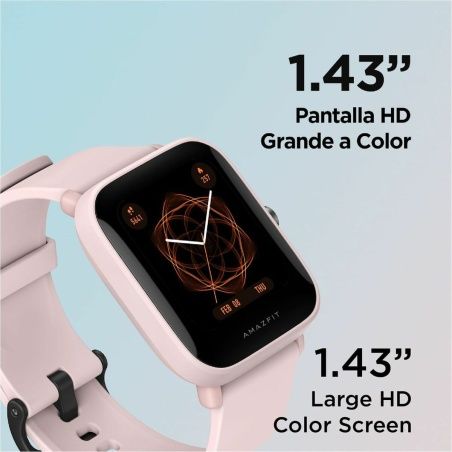 Smartwatch Amazfit Bip U Pro 1,43" GPS Bluetooth Black Pink 1,43"