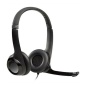 Headphones with Microphone Logitech 981-000406 Black