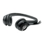 Headphones with Microphone Logitech 981-000406 Black