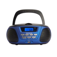 Radio CD Bluetooth MP3 Aiwa BBTU-300BL Blue Black