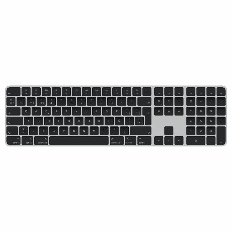 Tastiera Bluetooth Apple Magic Keyboard Qwerty in Spagnolo Nero/Argentato