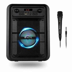 Portable Bluetooth Speakers NGS ROLLERLINGOBLACK 20W 1200 mAh Black 20 W