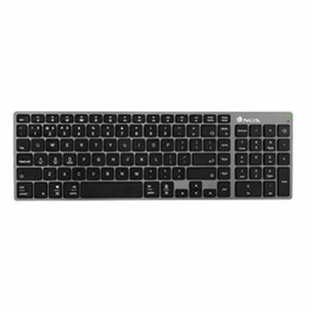Keyboard NGS MULTI-DEVICE Black Black/Silver Spanish Qwerty
