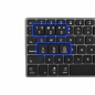 Keyboard NGS MULTI-DEVICE Black Black/Silver Spanish Qwerty