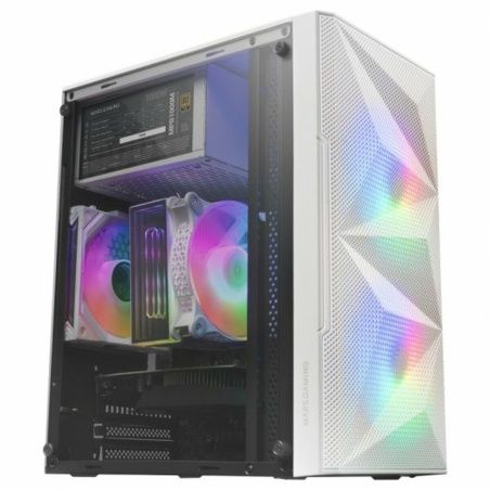 Case computer desktop ATX Mars Gaming MCMEW Bianco