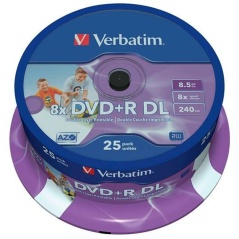 DVD+R Verbatim 43667 25 Unità