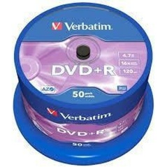 DVD+R Verbatim VB-DPR47S3A 50 Unità