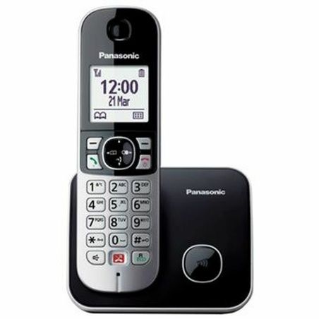 Telefono Fisso Panasonic KX-TG6852SPB Nero 1,8"