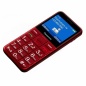 Cellulare per anziani Panasonic KX-TU155EXRN Rosso