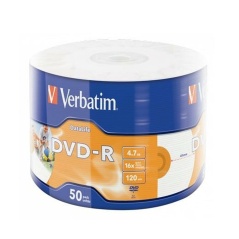 DVD-R Verbatim 4,7 GB 16x (12 Unità)