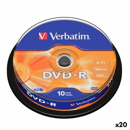 DVD-R Verbatim 4,7 GB 16x (20 Unità)