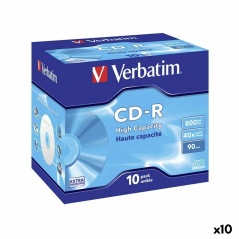 CD-R Verbatim 800 MB 40x (10 Unità)