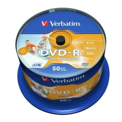 DVD-R Verbatim 4,7 GB 16x (4 Units)
