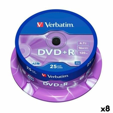 DVD+R Verbatim 4,7 GB 16x (8 Units)