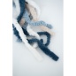 Set of soft toys Crochetts OCÉANO Blue White Octopus 8 x 59 x 5 cm 2 Pieces