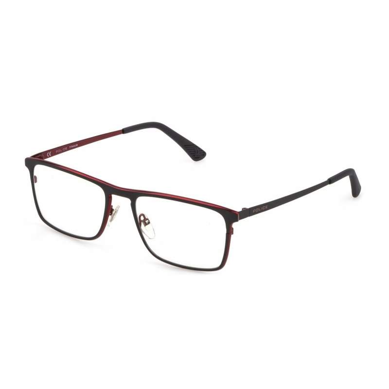 Men' Spectacle frame Police VPLB59-5408HR Red ø 54 mm