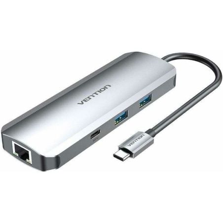 USB Hub Vention TOMHB 100 W Silver