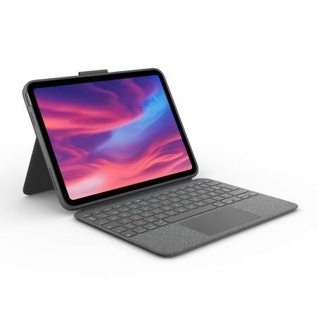 iPad Case + Keyboard Logitech Combo Touch Grey Spanish Qwerty