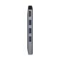 USB Hub Aisens ASUC-8P004-GR Grey 100 W 4K Ultra HD (1 Unit)