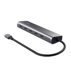 USB Hub Trust 25136 Silver (1 Unit)