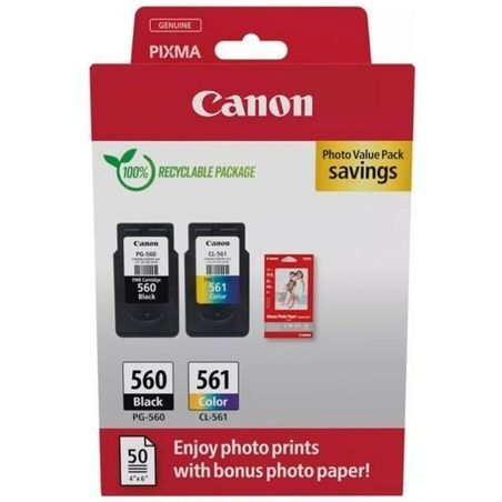 Ink and Photogrpahic Paper pack Canon PG560 - CL561 Multicolour