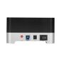 External Box CoolBox COO-DUPLICAT2 2,5"-3,5" SATA USB 3.0 Black Black/Silver USB 3.0 SATA