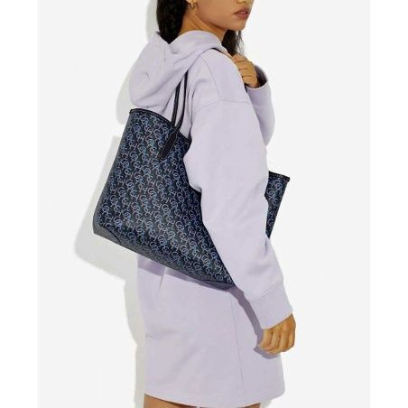 Women's Handbag Coach CF342-IMNAV Blue 48 x 28 x 15 cm