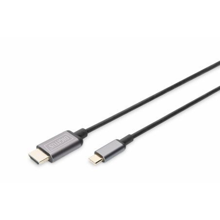 Cavo HDMI Digitus DIGITUS Cable adaptador de vídeo USB-C™ - HDMI®, UHD 4K / 30 Hz Grigio 1,8 m