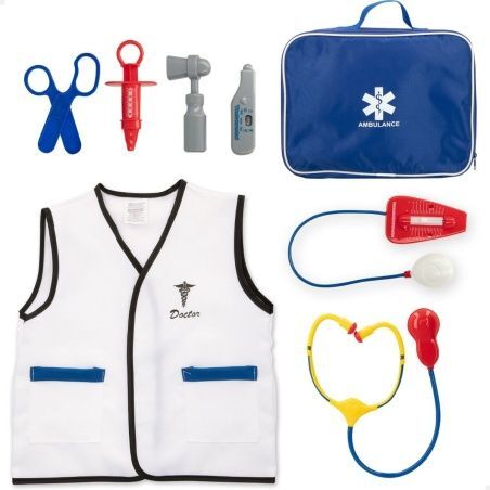 Toy Medical Case with Accessories Colorbaby Doctor (4 Units)