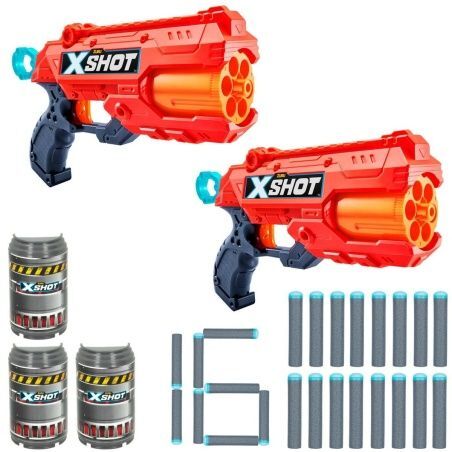 Set of 2 Dart Guns Zuru X-Shot Reflex 6