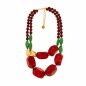 Ladies'Necklace Lola Casademunt Red Green Stone