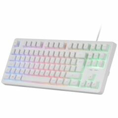 Keyboard and Mouse Mars Gaming MCPRGB3WES White QWERTY