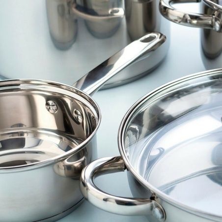 Casserole with Lid Quid Ottawa Stainless steel (24 cm)