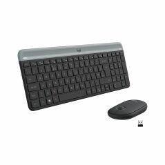 Keyboard and Mouse Logitech 920-009198 Black Grey Graphite Spanish Qwerty