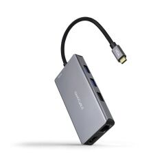 Hub USB NANOCABLE 10.16.1009 Grigio (1 Unità)
