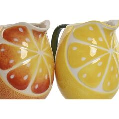 Brocca Home ESPRIT Gres Moderno Limone Arancio (2 Unità)