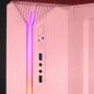 ATX Semi-tower Box Mars Gaming MC-S1 Black Pink