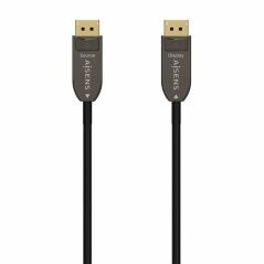 DisplayPort Cable Aisens A155-0610 Black 50 m