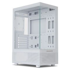 Case computer desktop ATX Nox NXHUMMERVSNWH Bianco Nero