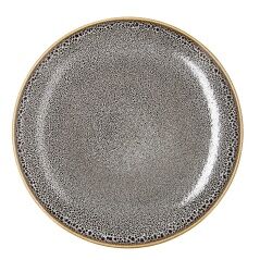 Flat Plate Ariane Jaguar Freckles Brown Ceramic 27 cm (6 Units)