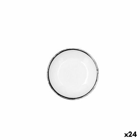 Bowl Quid Select Filo White Black Plastic 11,6 x 2,6 cm (24 Units)