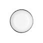 Ciotola Quid Select Filo Bianco Nero Plastica 16,6 x 5,8 cm (12 Unità)