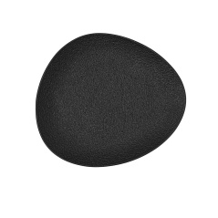 Piatto da pranzo Bidasoa Fosil Nero Ceramica Ovale 22,8 x 20,1 x 2,2 cm (9 Unità)