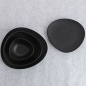 Piatto da pranzo Bidasoa Fosil Nero Ceramica Ovale 22,8 x 20,1 x 2,2 cm (9 Unità)